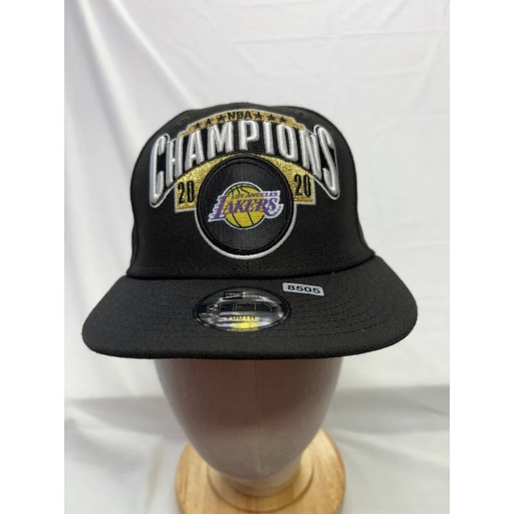 New Era 9FIFTY Youth Los Angeles Lakers 2020 NBA Champions Snapback - Picture 3 of 8